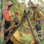Dame Laura Knight - The Hop Pickers, Malvern