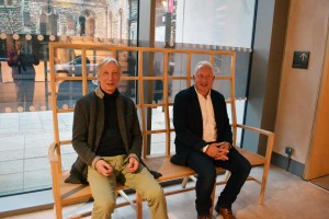 Chris Eckersley, designer (left) and Dave Green, maker
